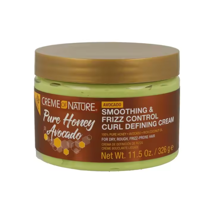 Creme Of Nature Pure Honey Avocado Curl Defining Cream 326g, larga (con Modo De Uso) Esta Crema Rica Y Emoliente Combina Ingredientes Naturales Como Aguacate Miel Pura Aceite De Coco Y Manteca De Karité. Está Diseñada Para Hidratar En Profundidad Y Defini - 1