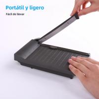 Cortadora De Papel Guillotine KW-triO Mini 6 Pulgadas Máquina De Corte Para Escritorio Con Cabeza De Corte Segura Para Oficina Y Escuela - details 1