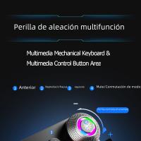 Teclado Mecánico AULA F2088 Gaming Con Retroiluminación Mixta 104 Teclas Brown Blue Switch Para PC Y Portátil Sin Batería - details 2