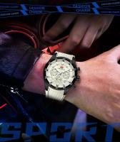 Reloj De Pulsera Deportivo Casual Para Hombres MINI FOCUS Gran Dial Luminoso Resistente Al Agua Cuarzo Multi-function Corona a Contrachavija Calendario - details 11