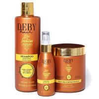 DebyHair - Kit hidratante para cabello con amla, macadamia y argán, tratamiento de mantenimiento para cabello alisado, 3 productos para cabello seco y encrespado - details 0