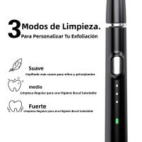 Cepillo De Dientes Eléctrico Ultrasonido Potente Con 3 Modos De Limpieza Recargable USB IPX7 Impermeable Blanqueamiento De Dientes Con Estuche De Viaje Para Adultos - details 5