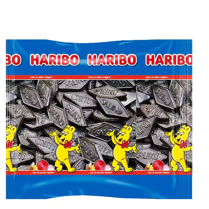 Salino Regaliz Negro Haribo - Formato Bolsa 1KG - 1