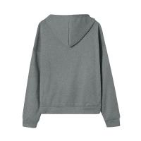 Sudadera De Mujer Con Capucha Abrigo Casual De Color Sólido Otoño E Invierno Con Bolsillos Y Cierre De Cremallera Largo Manga Para Calle - details 37