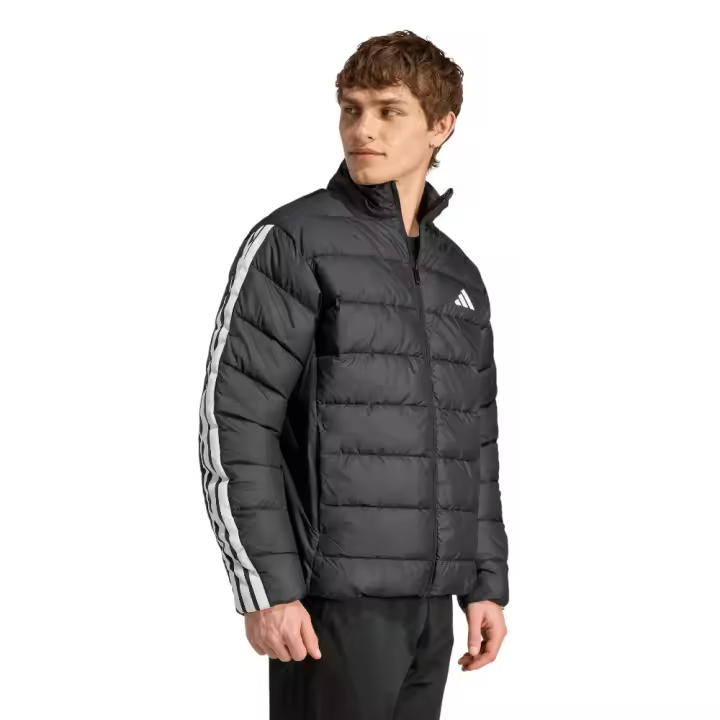 Chaqueton Adidas Essentials 3 Stripes Sd Negro Blancas Jm8416 Chaqueta Hombre - 1