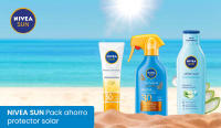 NIVEA SUN Pack ahorro protector solar - Contiene crema solar facial, crema solar corporal y aftersun - details 0