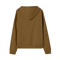 Sudadera De Mujer Con Capucha Abrigo Casual De Color Sólido Otoño E Invierno Con Bolsillos Y Cierre De Cremallera Largo Manga Para Calle - details 26