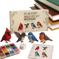 Kit De Artesanía De Perlas De Colores Vibrantes Con Bird Y Animales Para Decoración De Hogar Y Joyería Hecho Para Adultos - details 10