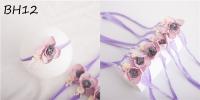 Headband Para Bebés Niñas Recién Nacidos Accesorios De Pelo Con Flor Ropa De Bebé Estilo Lindo Material Algodón Blends Propiedades Fotográficas - details 14