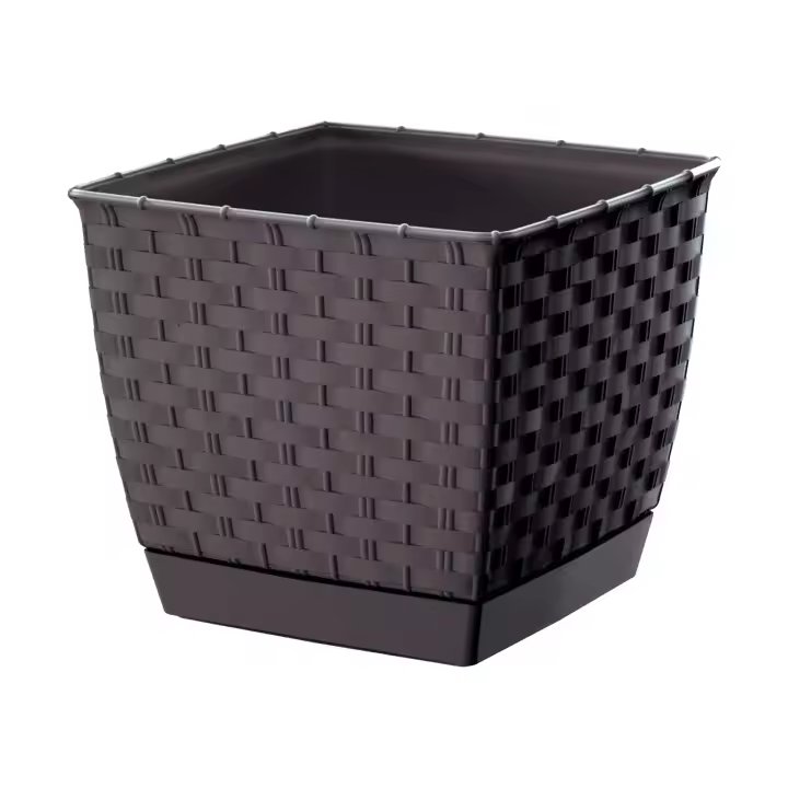 Maceta Prosperplast RATOLLA SQUARE 1,5L Ocre Oscuro para Jardín - 1