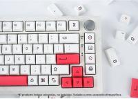USLION 126 Teclas XDA Profile PBT Keycaps Rosa Blanca Para Teclado Mecánico De Juego Personalizado Inglés Japonés Ruso - details 10