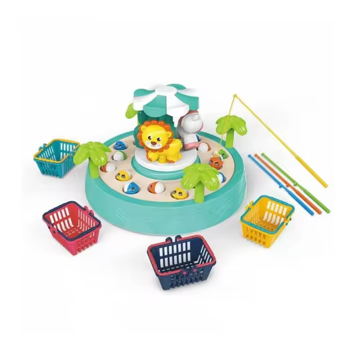 JUEGO DE PESCA ANIMALITOS SELVA DE PANRITOS - 1