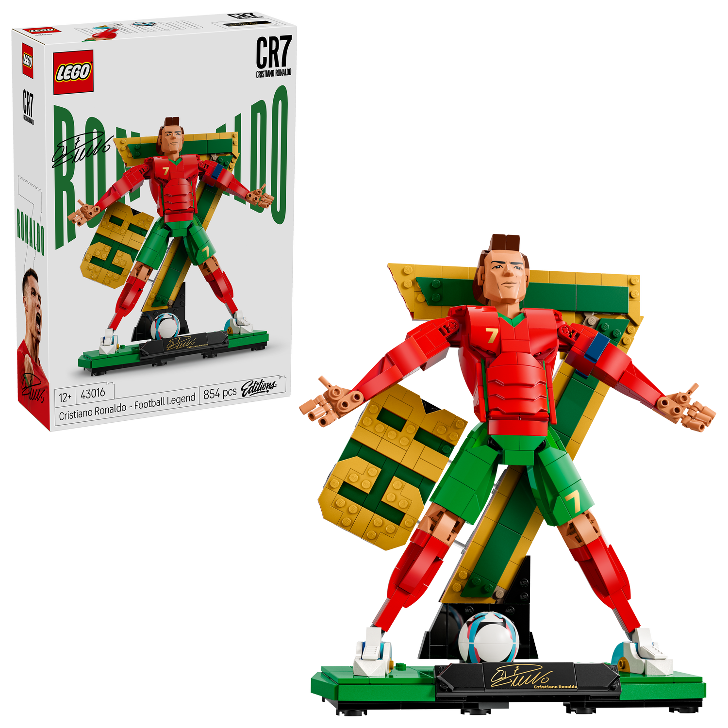 CRISTIANO RONALDO: LEYENDA DEL FÚTBOL - LEGO EDITIONS 43016