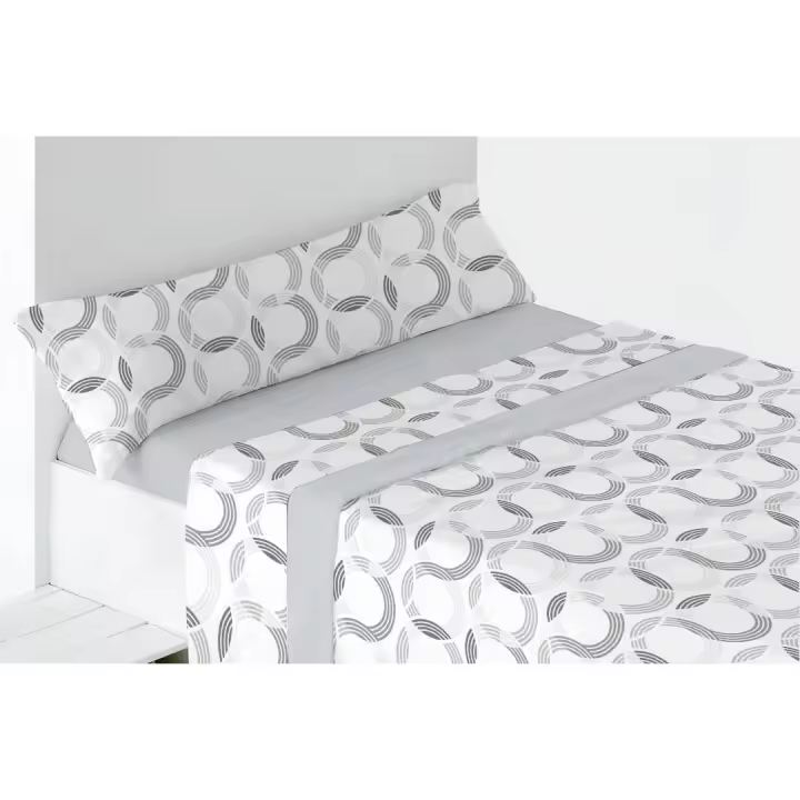 Juego de Sabanas Pirineo Borneo. Tejido Térmico. Juego de Sábanas Térmicas. Ropa de Cama de 3 Piezas 100% Poliéster. Juego de Sábanas Low Cost para Cama de 90, 105, 135 y 150 cm. Ropa de Cama Invierno Color a Escoger - 1