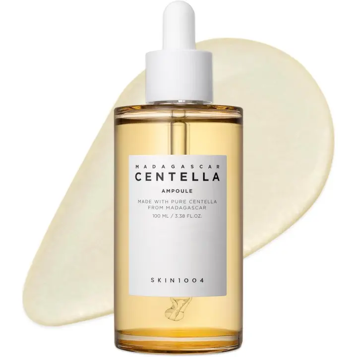 SKIN1004 Madagascar Centella Ampoule Serum Hidratante 100 ml (Cosmética Coreana)Madagascar Centella Ampoule 100 (100 ml or 3.38 floz), facial serum, 100% Centella Asiatica extract, for soothing sensitive and acne-prone skin - 1