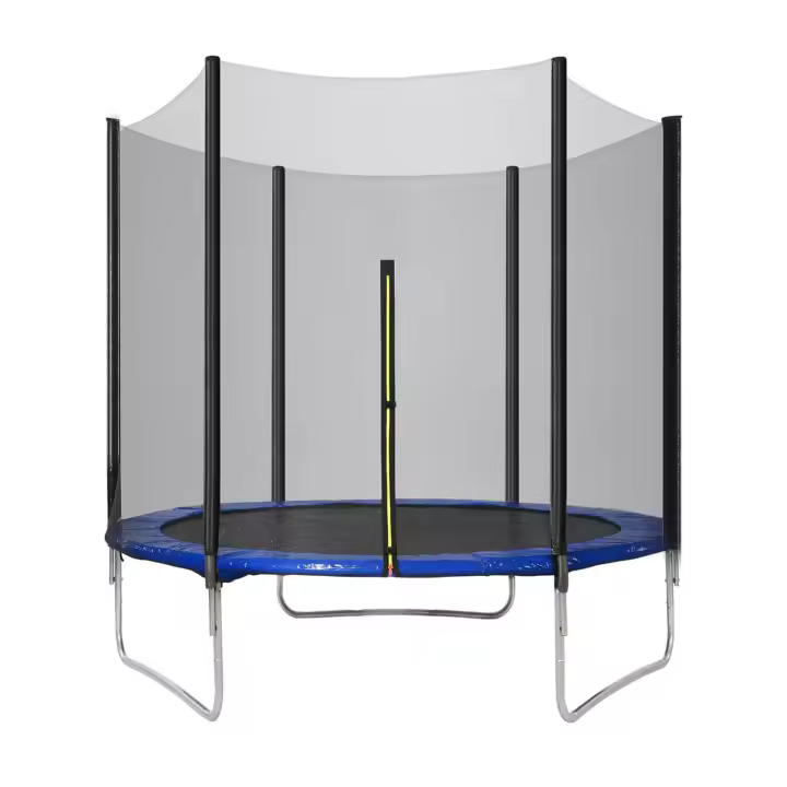 Trampolín Portátil Para Niños De 140 cm/160 cm,Cama Elástica - Trampolín 6 FT/8 FT Ideal Para Regalo De Navidad, Espuma Anticolisión Para Saltar Y Actividades De Trampolín Interior En Trampolín Interior Para 4-15 Años - 1