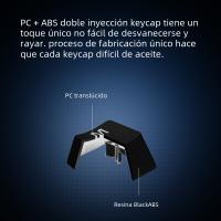 Teclado Mecánico AULA F2088 Gaming Con Retroiluminación Mixta 104 Teclas Brown Blue Switch Para PC Y Portátil Sin Batería - details 8