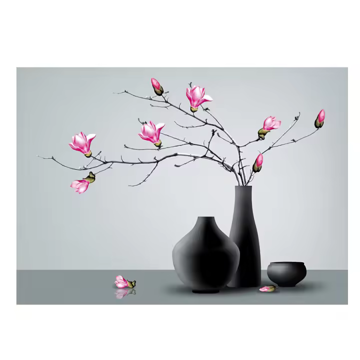 Kit De Bordado DIY De Flor De Magnolia 11CT 9CT Pintura Decorativa Para Sala Y Dormitorio Sin Marco Material De Hilo Para Manualidades - 1