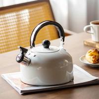 Hervidor De Agua Eléctrico De Acero Inoxidable 3L Para El Hogar Con Fondo Plano Y Silbato Para Té Y Café Fabricado En China - details 6