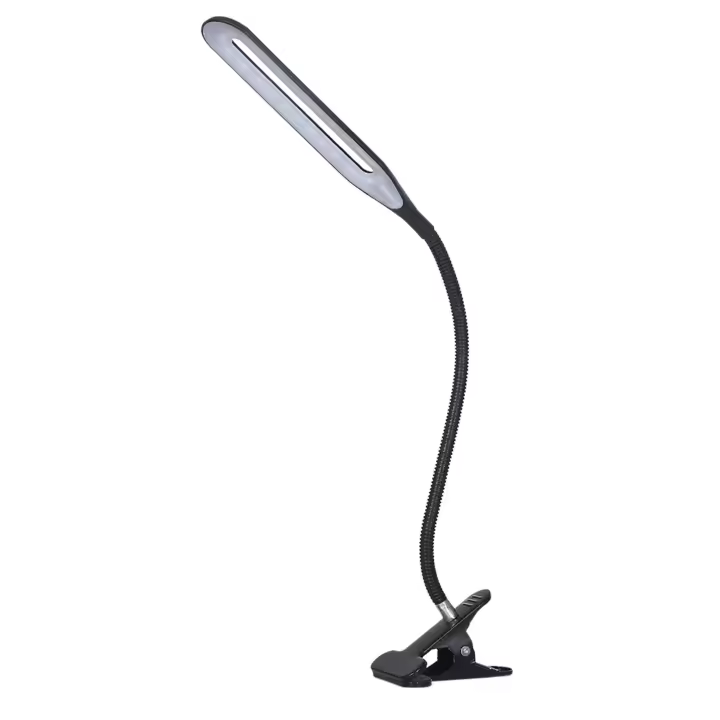 BEL AIR HOME - Lámpara de escritorio PAVIA Led 5W con pinza ajustable USB, altura regulable y protección ocular para estudio, lectura y trabajo en escritorio, diseño minimalista. - 1