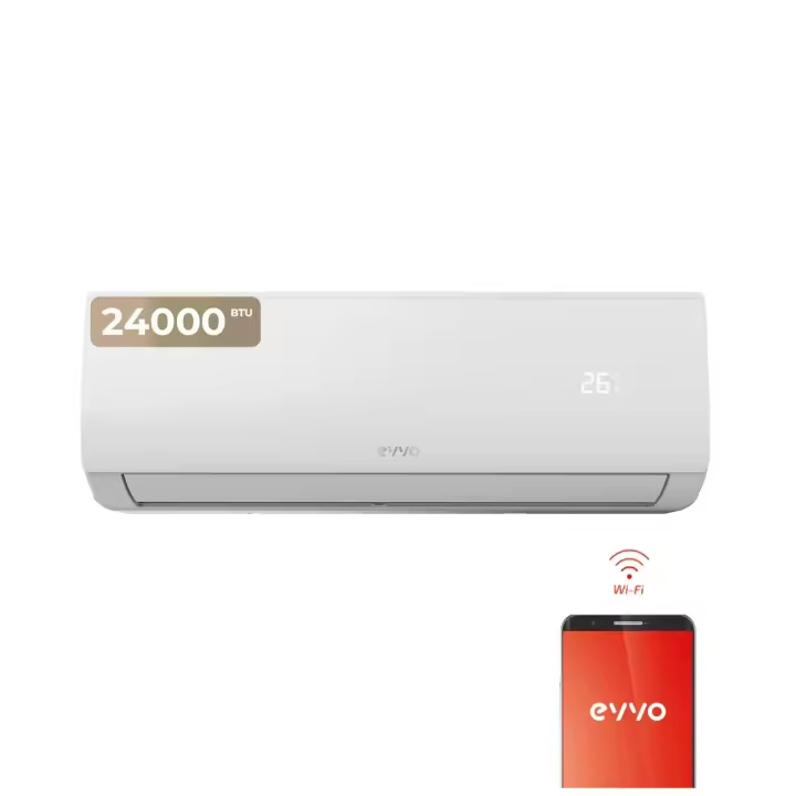 Aire Acondicionado EVVO Split Inverter Frío-Calor con WiFi, Eficiente y Silencioso, Función frío/calor – 9.000 a 24.000 BTU - 1