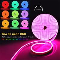 Luces RGB Para Juegos 16.4ft/5M De Neón Suave Para Mesas De Juegos Tira LED De Iluminación Compatible Con Corte Para El Hogar - details 10