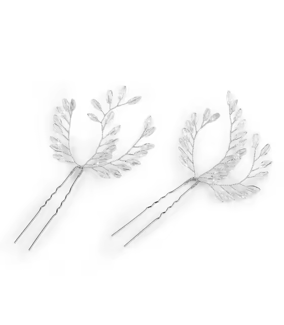 HORQUILLA CON CUENTAS CORTADAS CRISTAL - 2 UNIDADES - 1