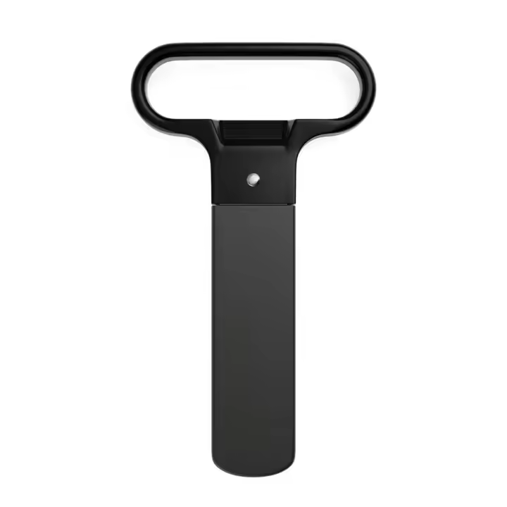 KOALA BASIC Abridor Acero 11x6,5x1CM Negro Diseñado en España Extra resistente - 1