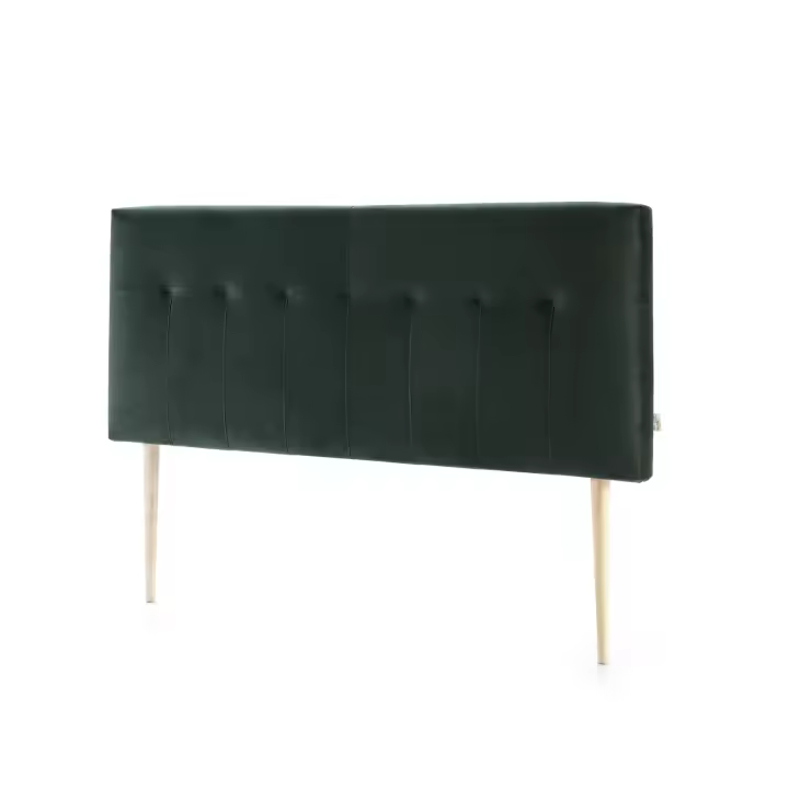 VS Venta-Stock Cabecero Tapizado Modelo Napoles Verde 160x100 Alta Calidad - 1