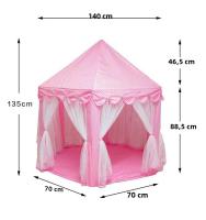 Carpa Grande Para Niños Juego De Princesa Torre De Castle Para Interiores Y Exteriores Casa De Juegos Con Piscina De Bolas Para Bebés - details 10