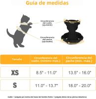 Correa De Tracción Para Gatos Transpirable Con Ajuste Y Antideslizante Chaleco Estilo Cuerda Adelantable Ultrafino Para Verano - details 1