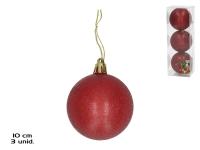 Bola de Navidad X3 Rojo - details 0