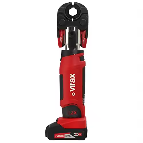 Herramienta VIRAX Prensa electromecánica Viper L2X + Insertos TH16-20-25 + 2 baterías VIRAX-253577 - 1