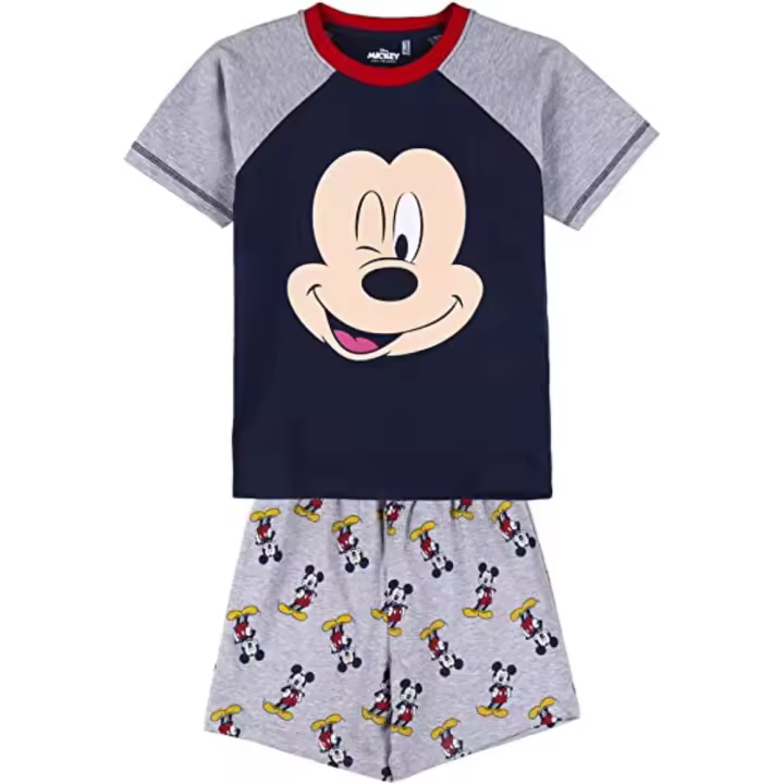 Pijama corto Mickey Mouse 73137 gris claro Niño - 1