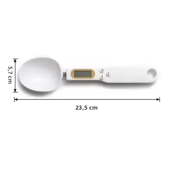 Cuchara De Medir Digital Para Cocina Herramienta De Peso Y Medición Electrónica Utensilio Para Dosificación De Leche - 1