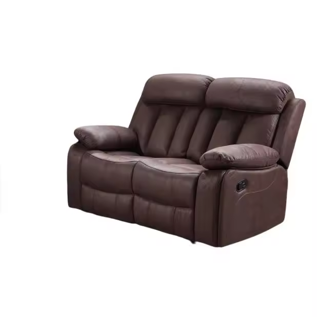 Sofá relax manual de 2 plazas modelo Madrid. Tapizado en microfibra algodonada disponible en varios colores. - 1