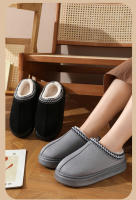 Pantuflas De Casa Para Mujer Invierno Suaves Suela No Esmerilada Cálido Peluche Pantuflas De Mujer Cerca De La Pared No Esmerilada Casual Algodón Zapatos - details 0