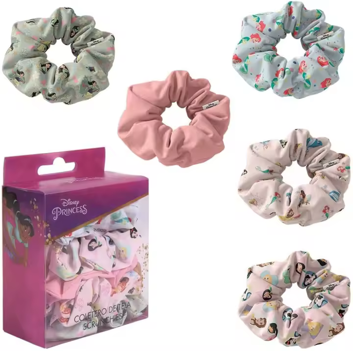 Cerda Group Accesorios Pelo Coletero de Tela 5 Piezas Princess - 1