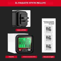 HT97 Detector De Voltaje Digital Prueba RCD GFCI Con Pantalla Grande Comprobador De Enchufes EU US UK Protección De Fugas - details 12
