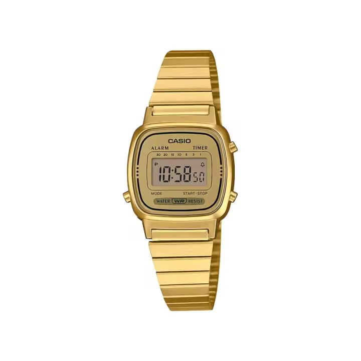 Reloj CASIO Mujer Vintage LA670WEGA-9EF - Digital dorado - Resistente al agua - 1