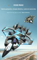 Dron De Combate Quadcopter K500Max Jet RC Avión De Cuatro Canales Con Luz De Maniobras Especiales Altura Alta Y Balanceado - details 0