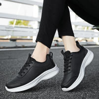 Zapatos Casuales De Cuero Para Mujer Y Pareja Impermeables Y Antideslizantes Para Uso Diario Suela Suave Y No Esponjosa Moda De Otoño E Invierno - details 3