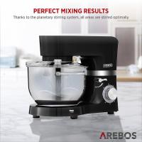 AREBOS Procesador Alimentos 1500 W con 2 x 6L Tazón de Mezcla Acero Inoxidable - details 19