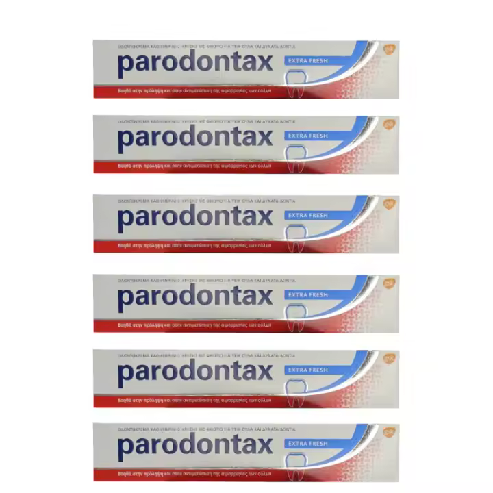 Pasta de Dientes Parodontax Frescor Diario para Encías Sanas y Protección Diaria, Ayuda a Detener el Sangrado y Eliminar Placa, Pack de 6 x75 ml ROUA - 1