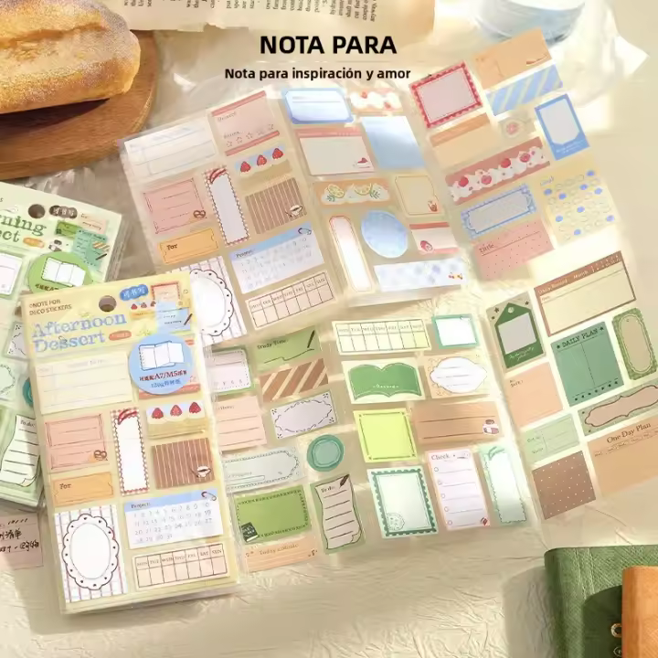 Etiquetas Decorativas Tri-fold Encuentros Serie De Tiempo Horario Simple Etiquetas De Pizarra Lindo Suministros De Estación Tamaño A5 - 1