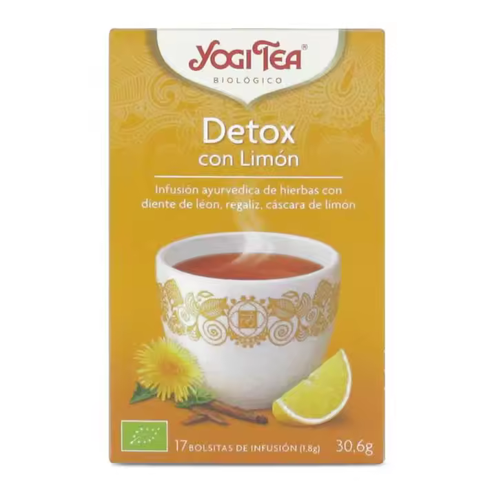 Yogi Tea Detox Limon - Renueva Tu Cuerpo - 1