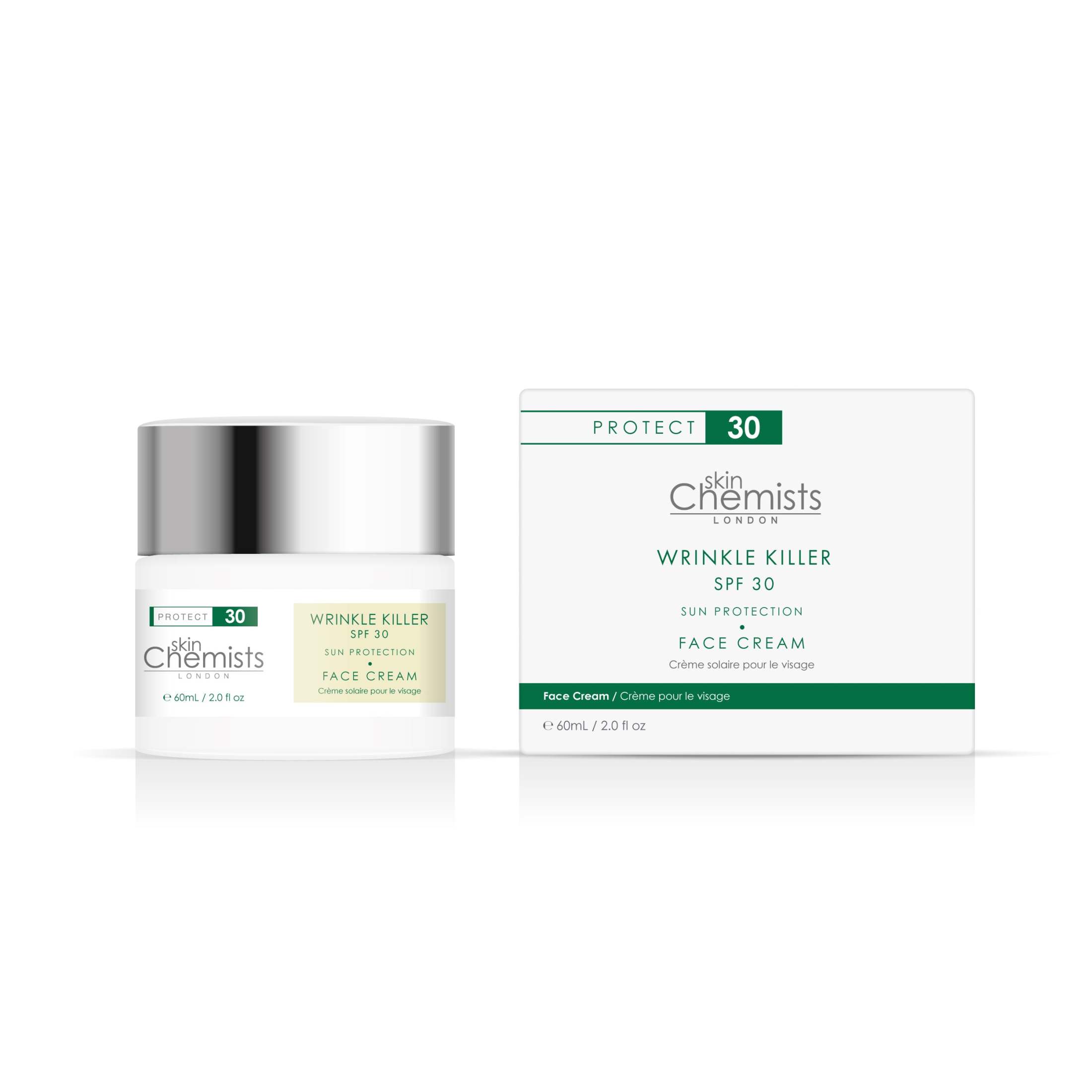 Skin Chemists Crema de Día Protección Solar SPF 30 Nutritiva para una Piel Hidratada