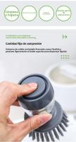 1pc Escobilla De Limpieza Para Cocina Portátil Con Dispensador De Detergente Fácil De Usar Escobilla De Lavado Para Limpieza De La Cocina - details 8