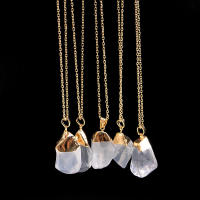 Collar De Gota De Amatista Irregular Para Mujer Collar De Cristal Sanador De Chakra Piedra De Citrine Regalo De Cumpleaños - details 10