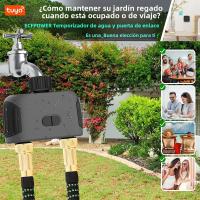 Timer De Agua Automático Con Wifi Hub 2-Enchufe Sistema De Riego Para Jardín Soporte De Alexa Tuya Programador De Riega Herramientas - details 7